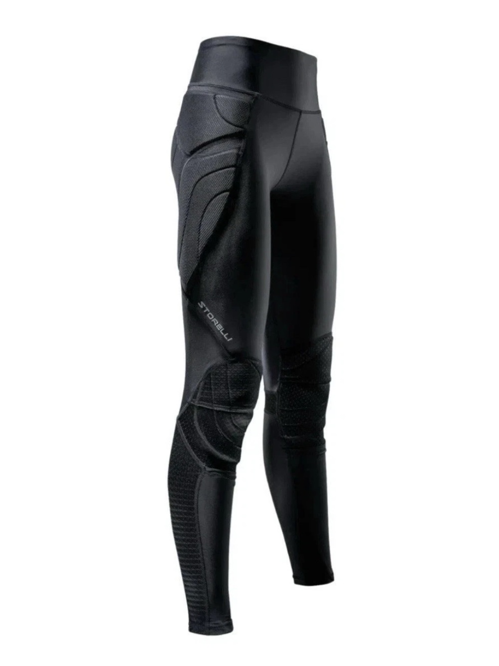 Storelli Womens Black Soccer Anti-Abrasion Bodyshield Goalkeeper Leggings Medium